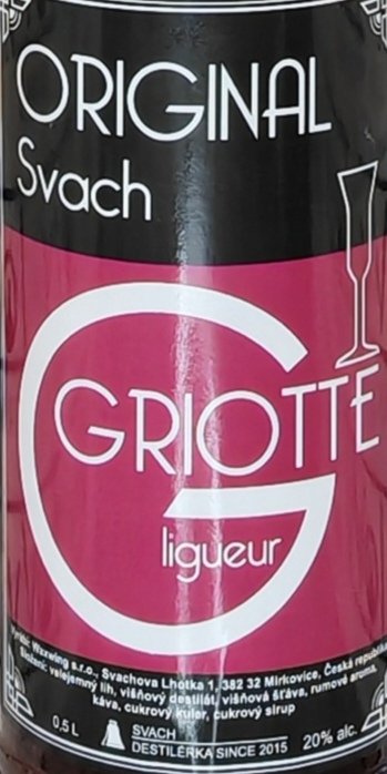 Griotte ligueur Svach 20% 0,5l