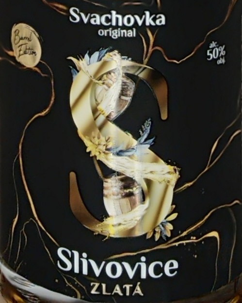 Zlatá Slivovice Svach 50% 0,5l