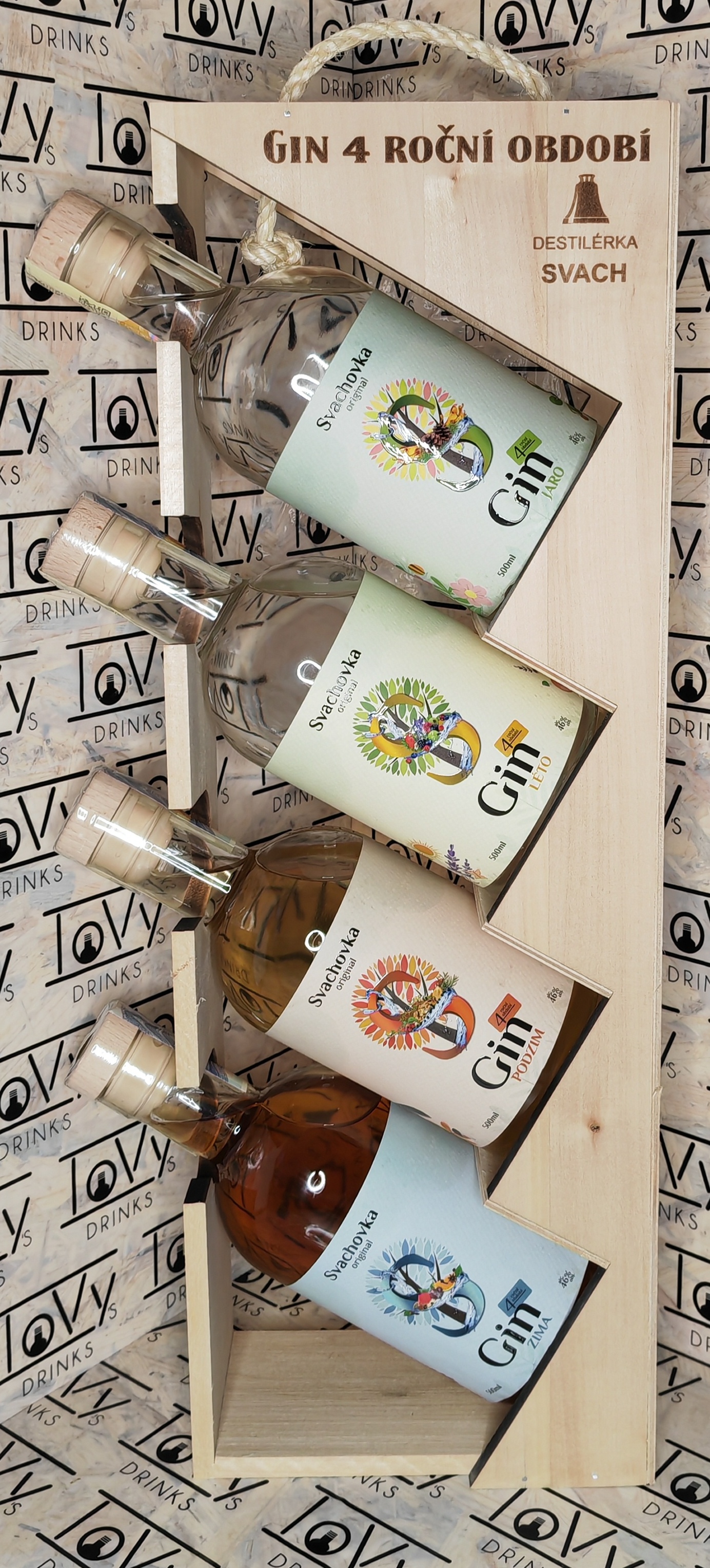 Gin čtyři roční období 46% 4x0,5l