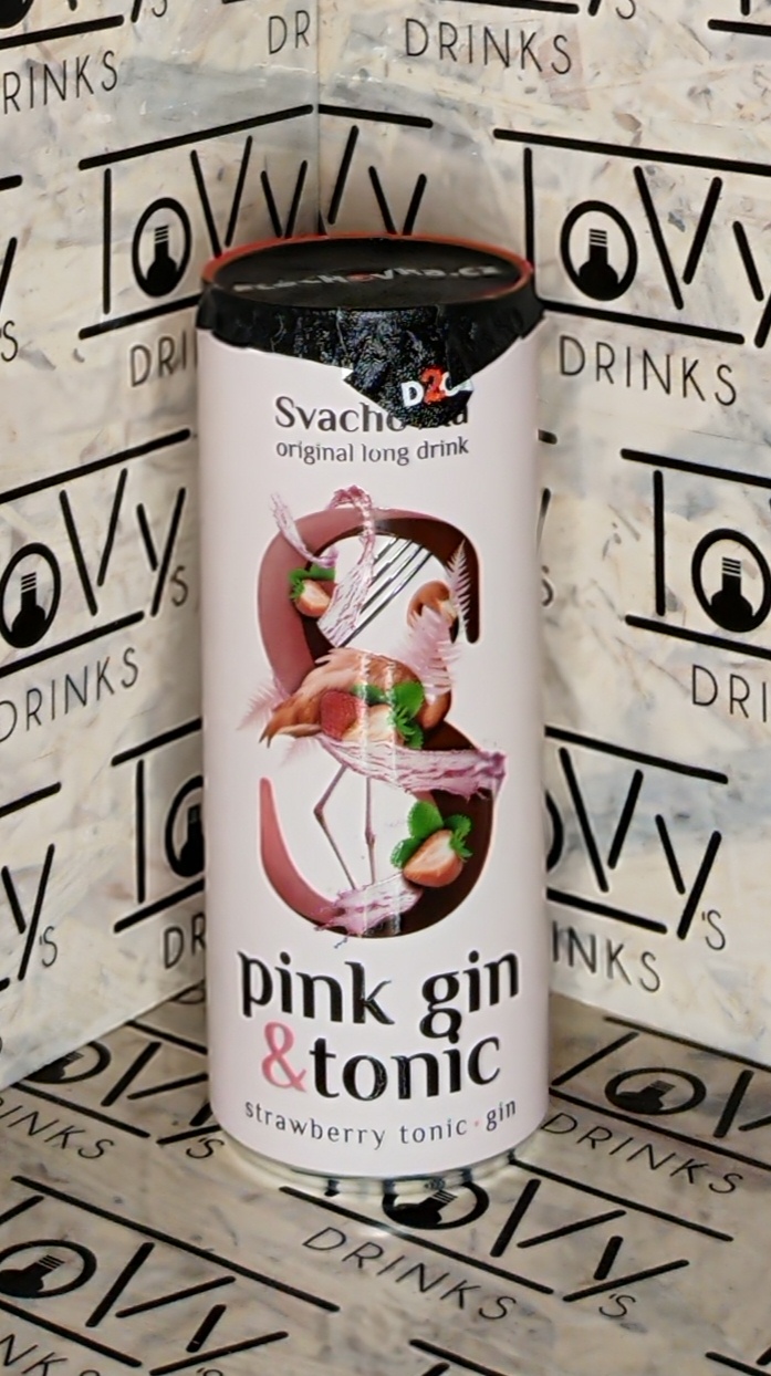 Svach pink gin&tonic plech 7,2% 250ml