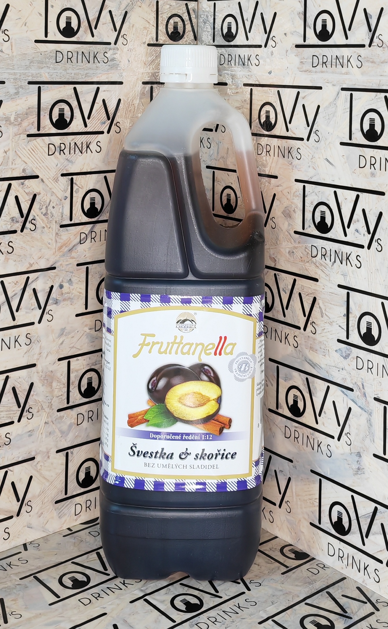 Sirup Fruttanella Švestka & skořice 1l
