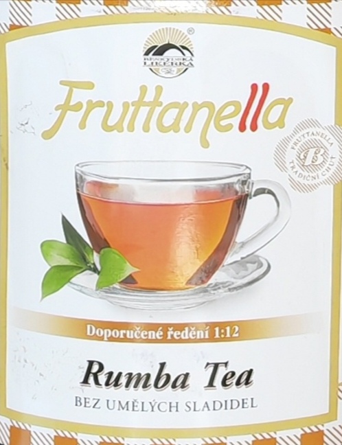 Sirup Fruttanella Rumba tea 1l