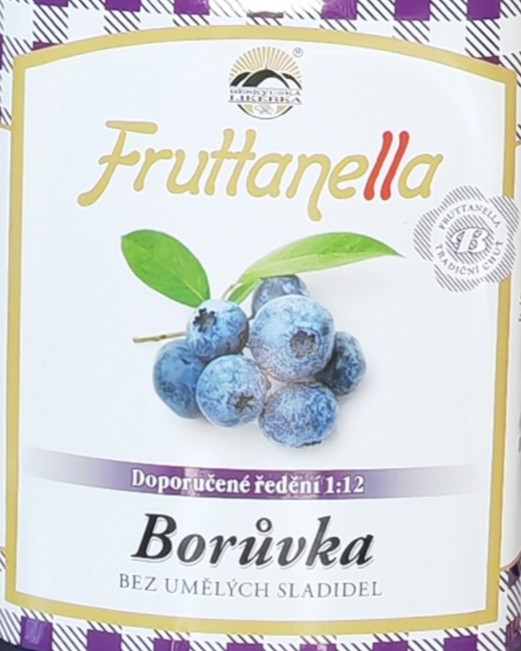 Sirup Fruttanella Borůvka 2l