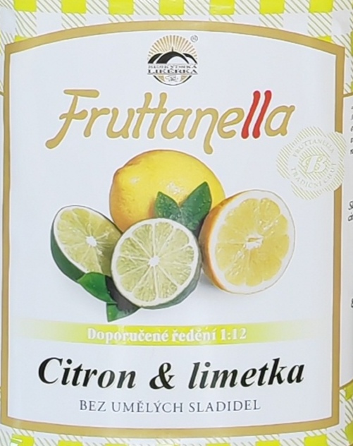 Sirup Fruttanella Citron & limetka 2l