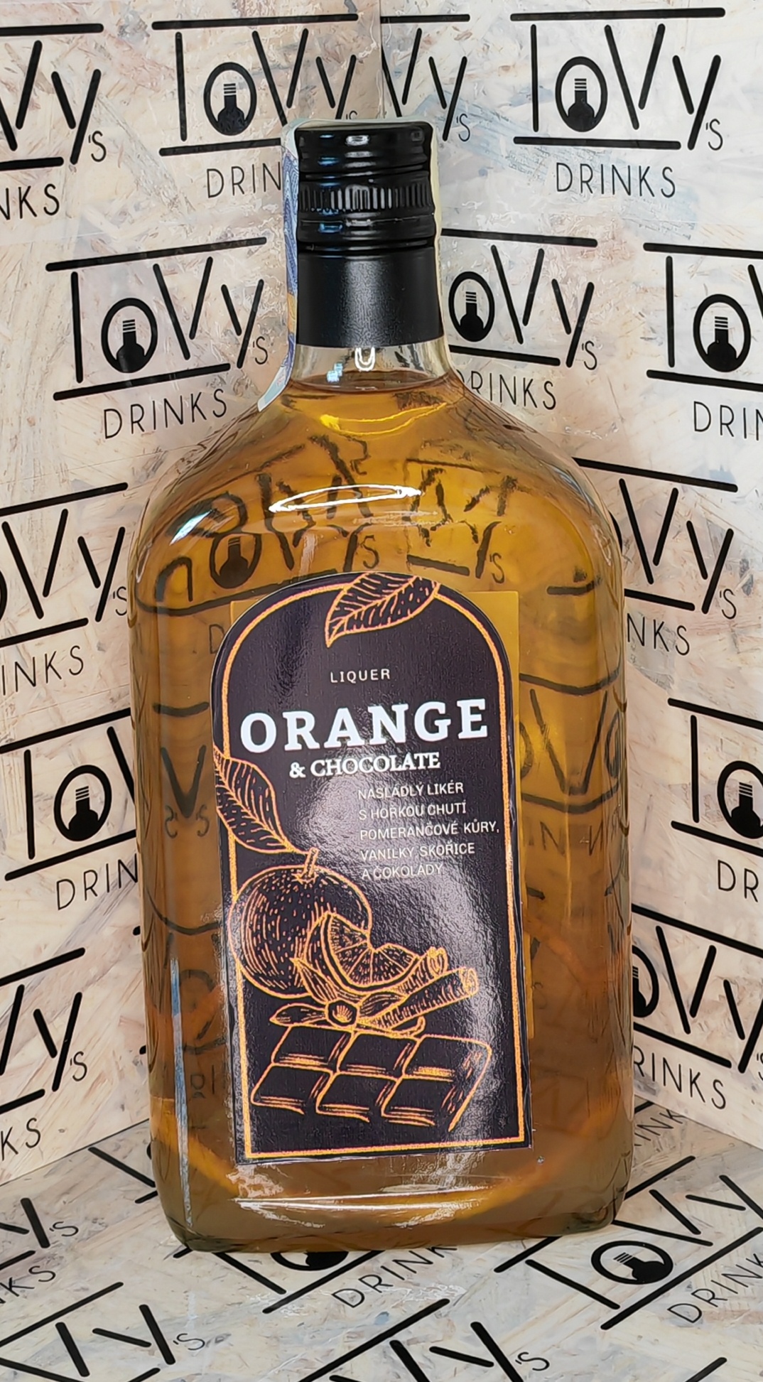 Pomerančovo-čokoládový likér 35% 0,05l