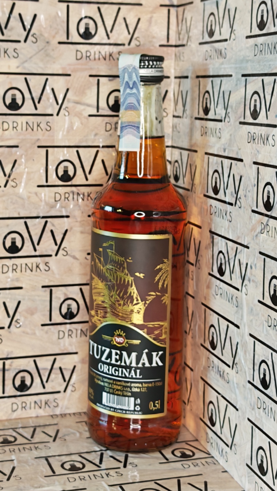 Tuzemák originál 40% 0,5l