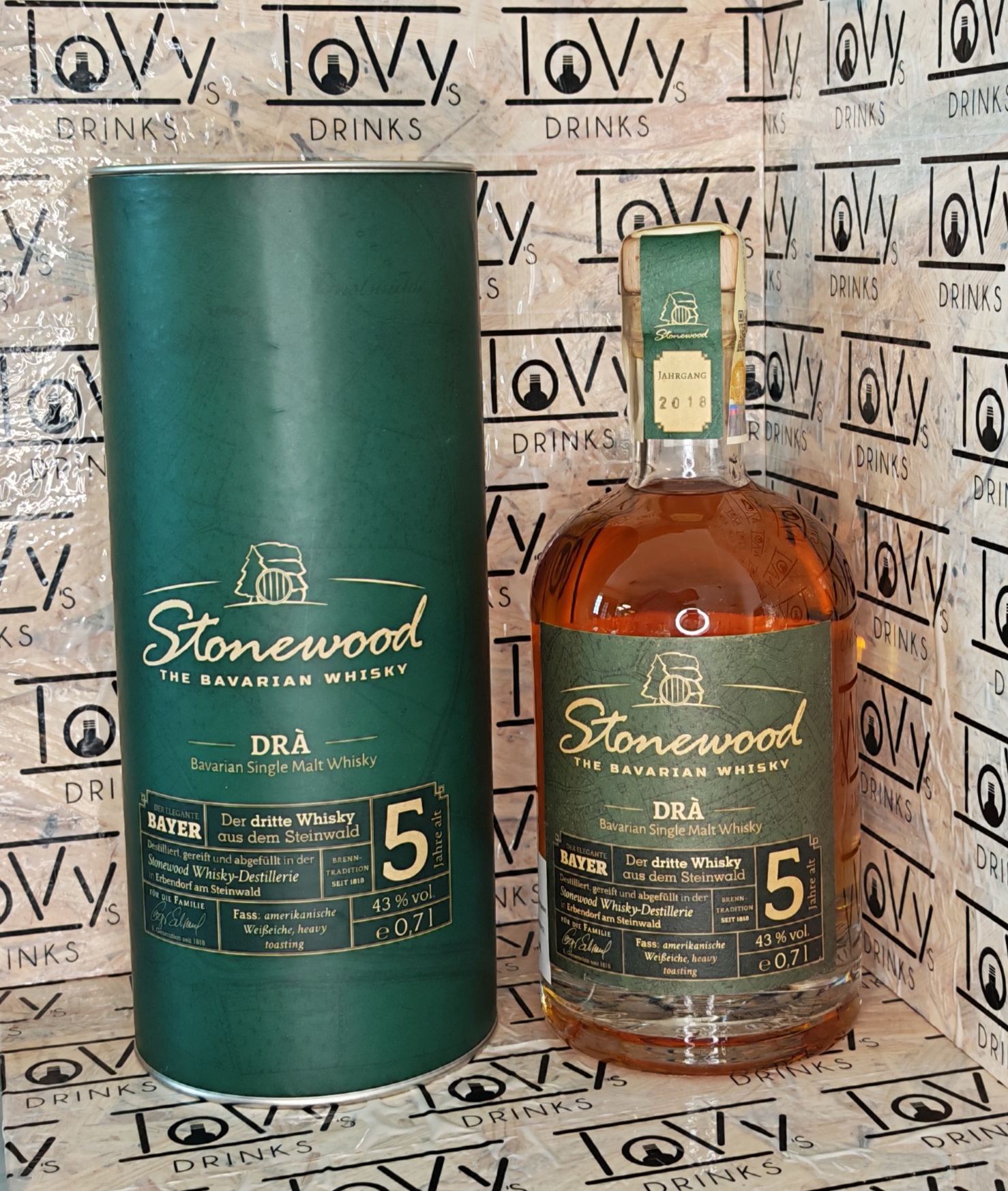 Schraml Stonewood Dra 5 letá whisky 43% 0,7l