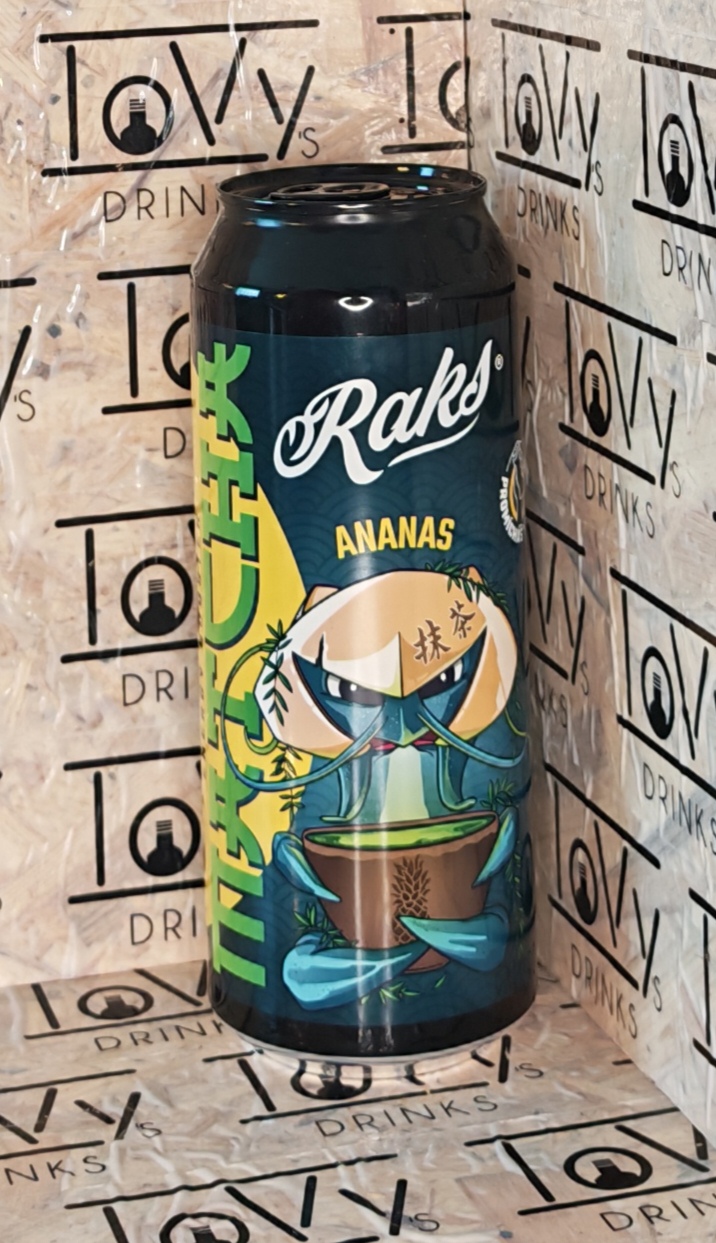 Raks Matcha Ananas 500ml plech