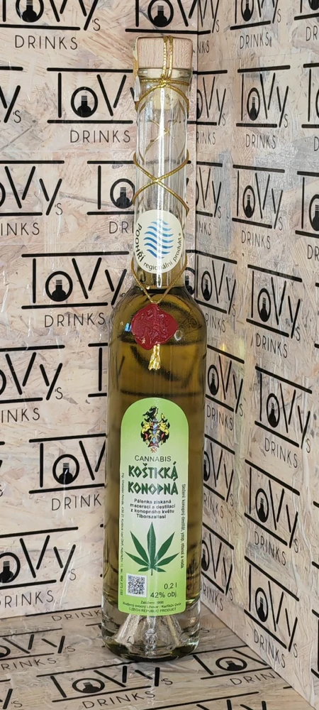 Koštická konopná pálenka 42% 0,2l