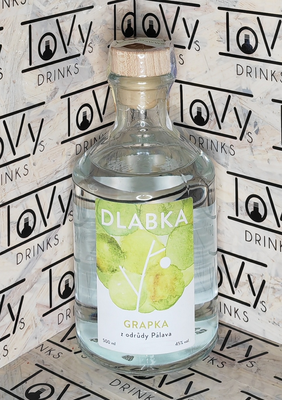 Dlabka Grapka z odrůdy Pálava 45% 500ml