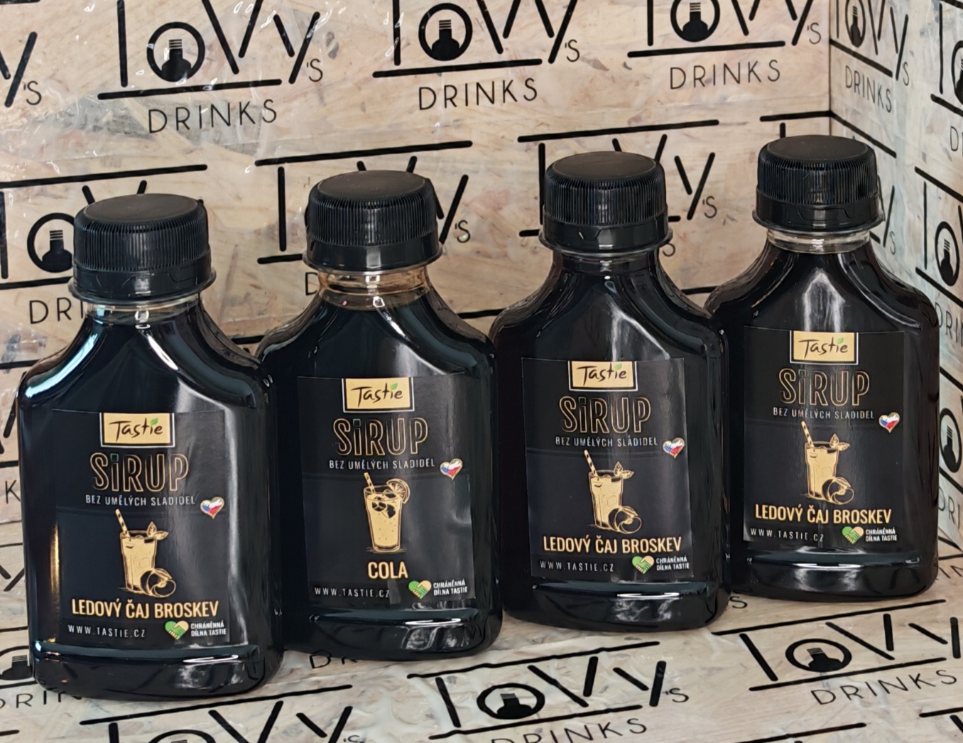 Sirup Tastie Ledový čaj Broskev 100ml