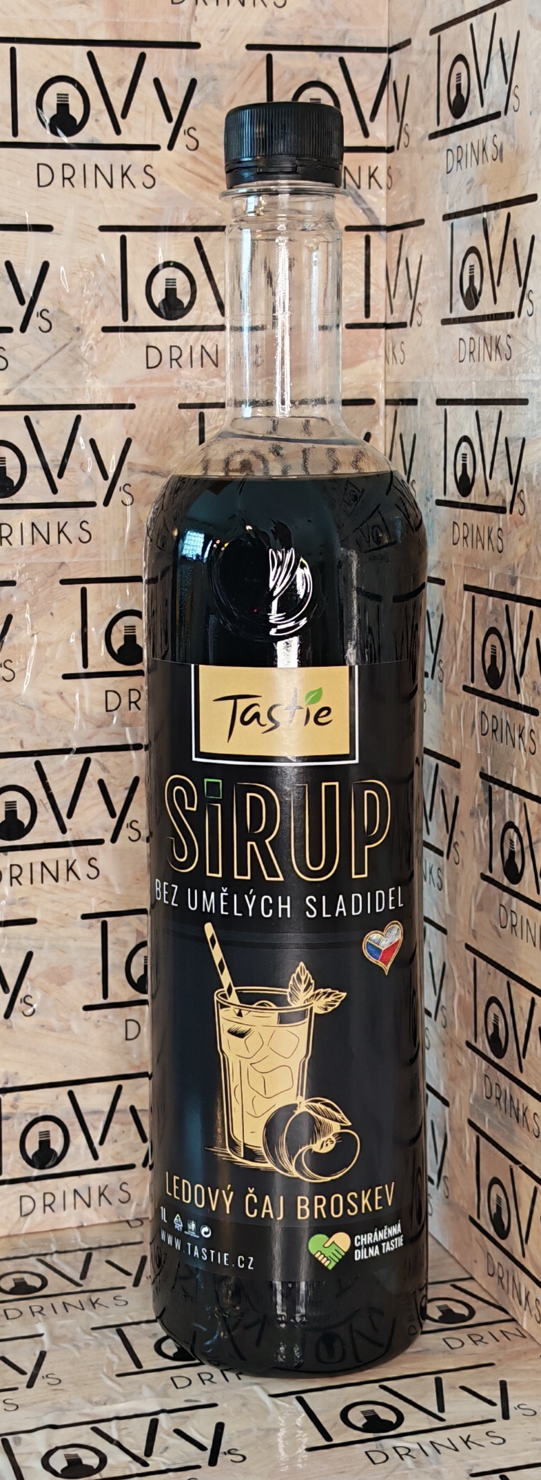 Sirup Tastie Ledový čaj Broskev 1l
