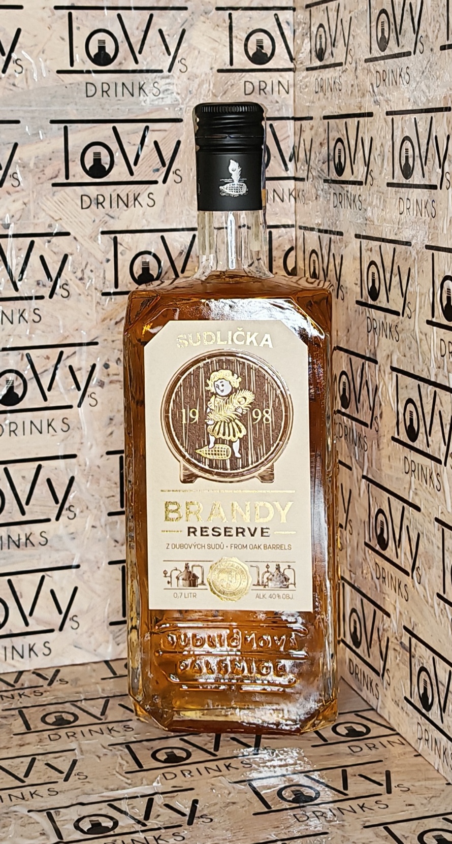 Sudličkova Brandy 40% 0,7
