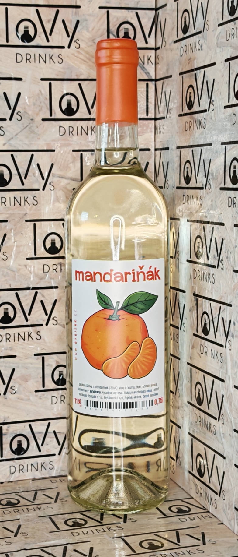 Mandariňák 11% 0,75l