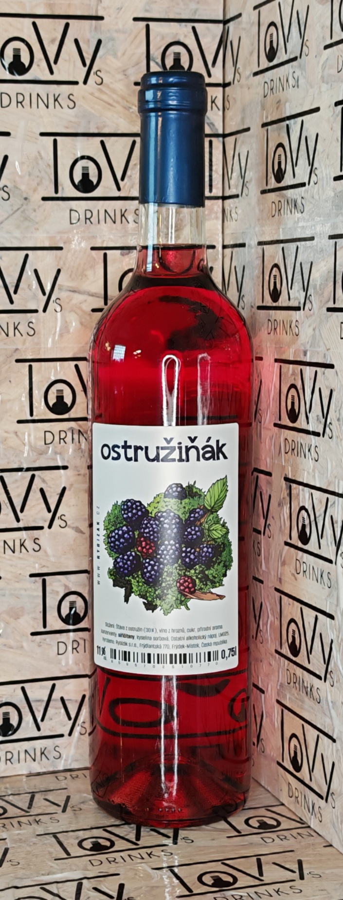 Ostružiňák 11% 0,75l