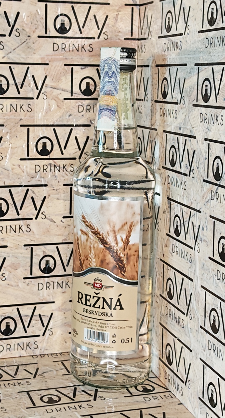 Beskydská režná 40% 0,5l