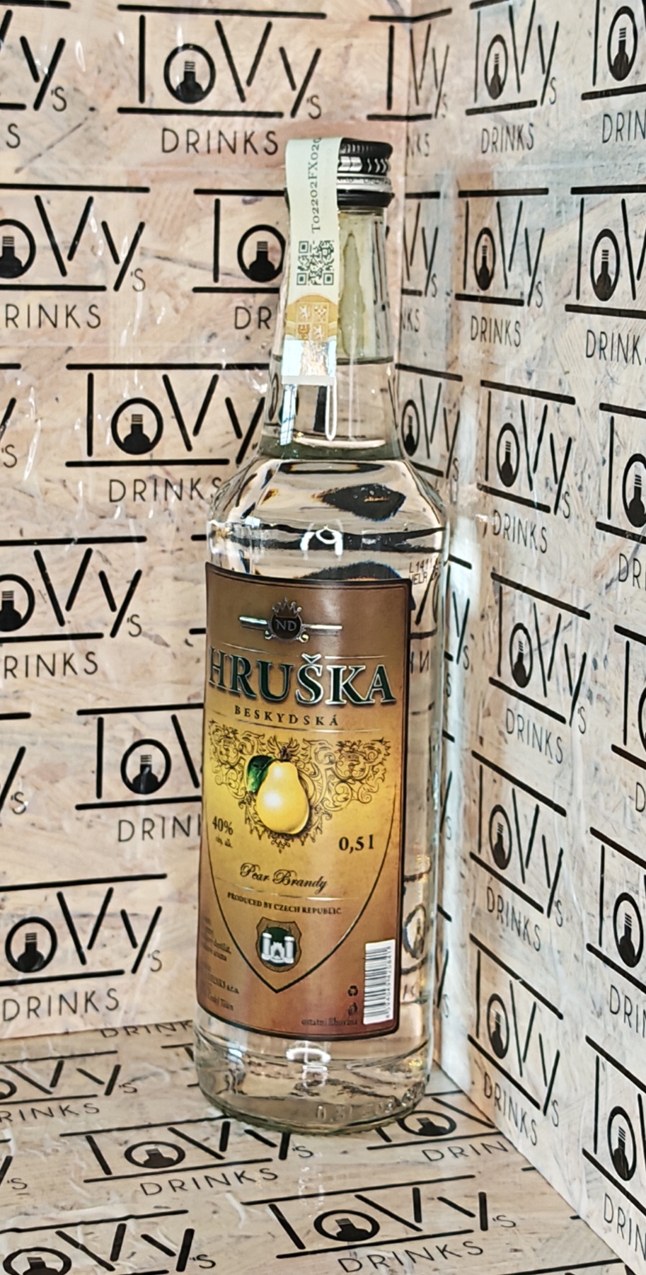 Beskydská hruška 40% 0,5l