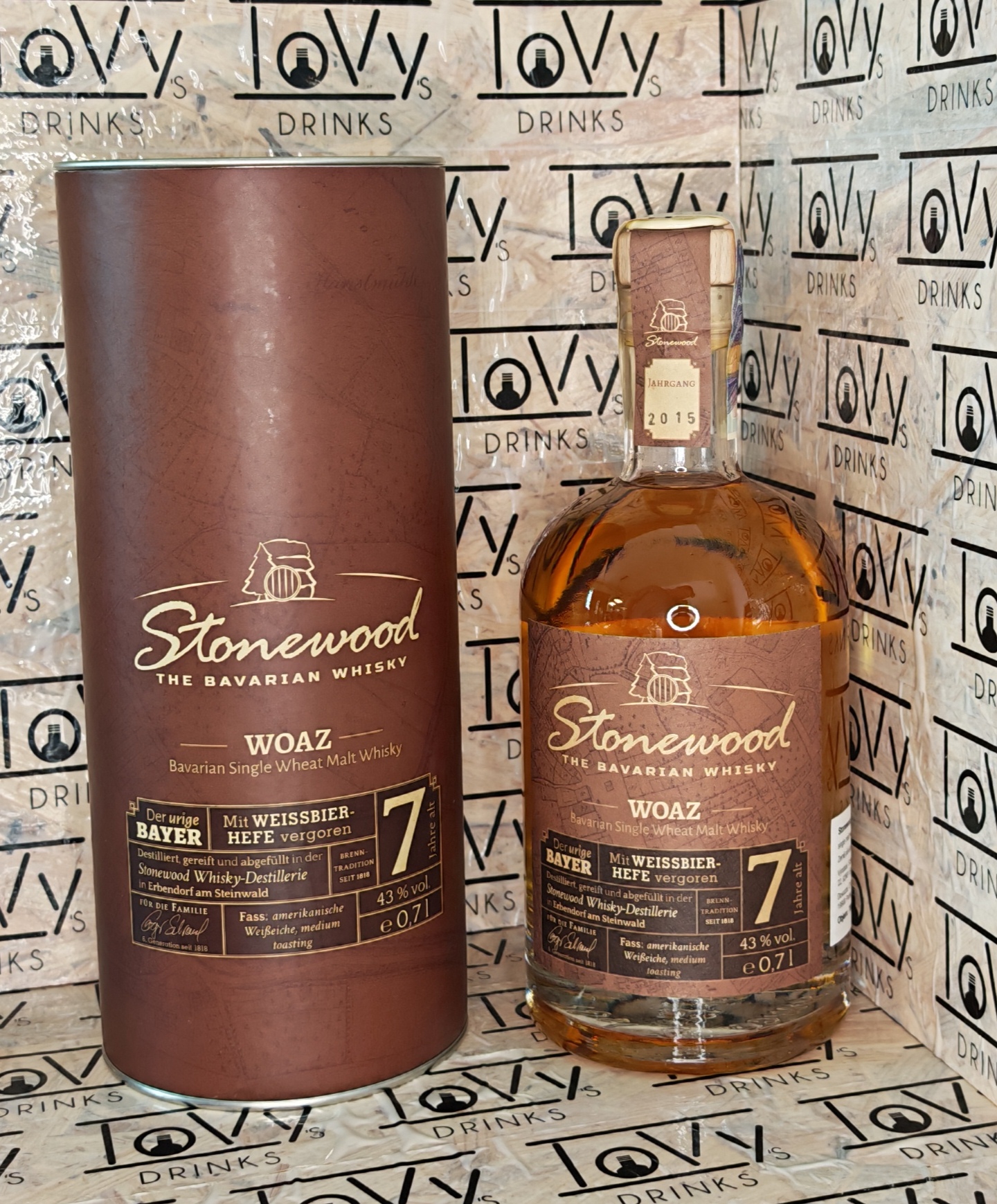 Schraml Stonewood Woaz 7 letá whisky 43% 0,7l