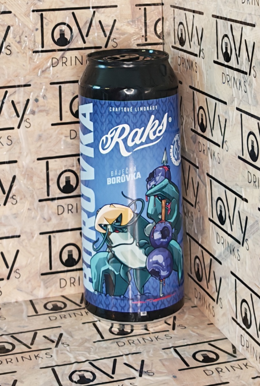 Raks Borůvka 500ml plech
