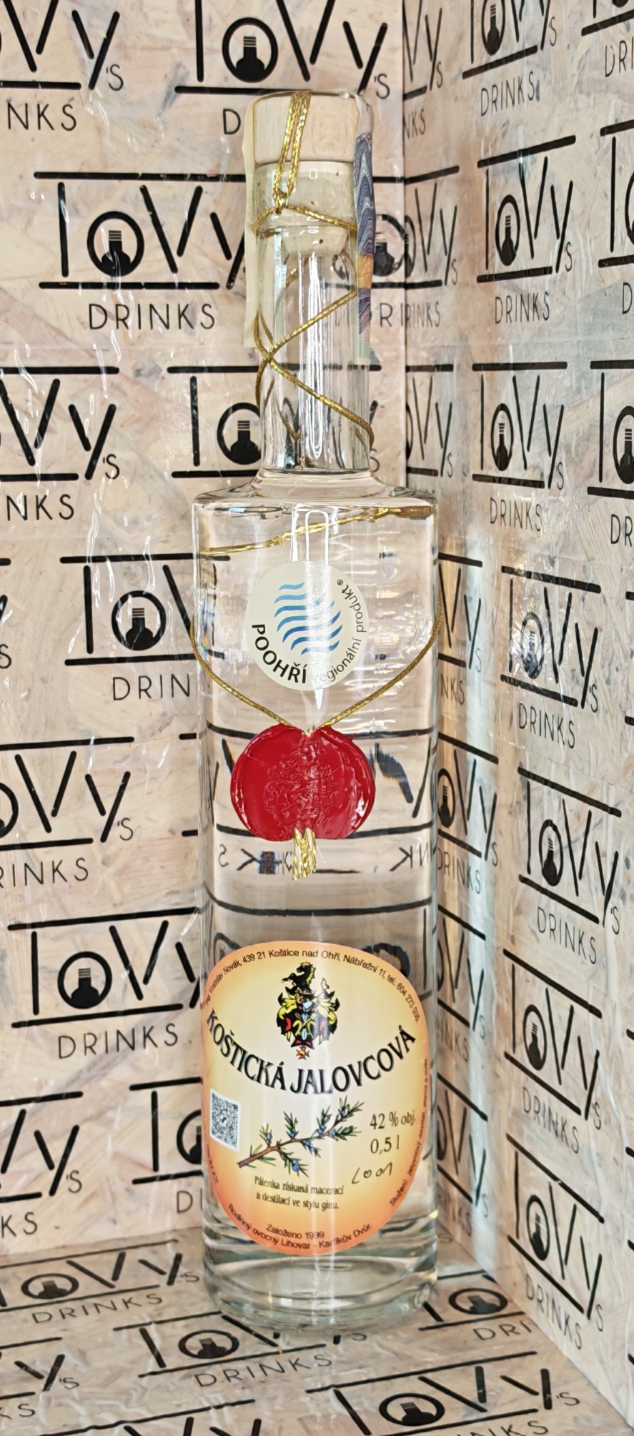 Koštický gin 42% 0,5l