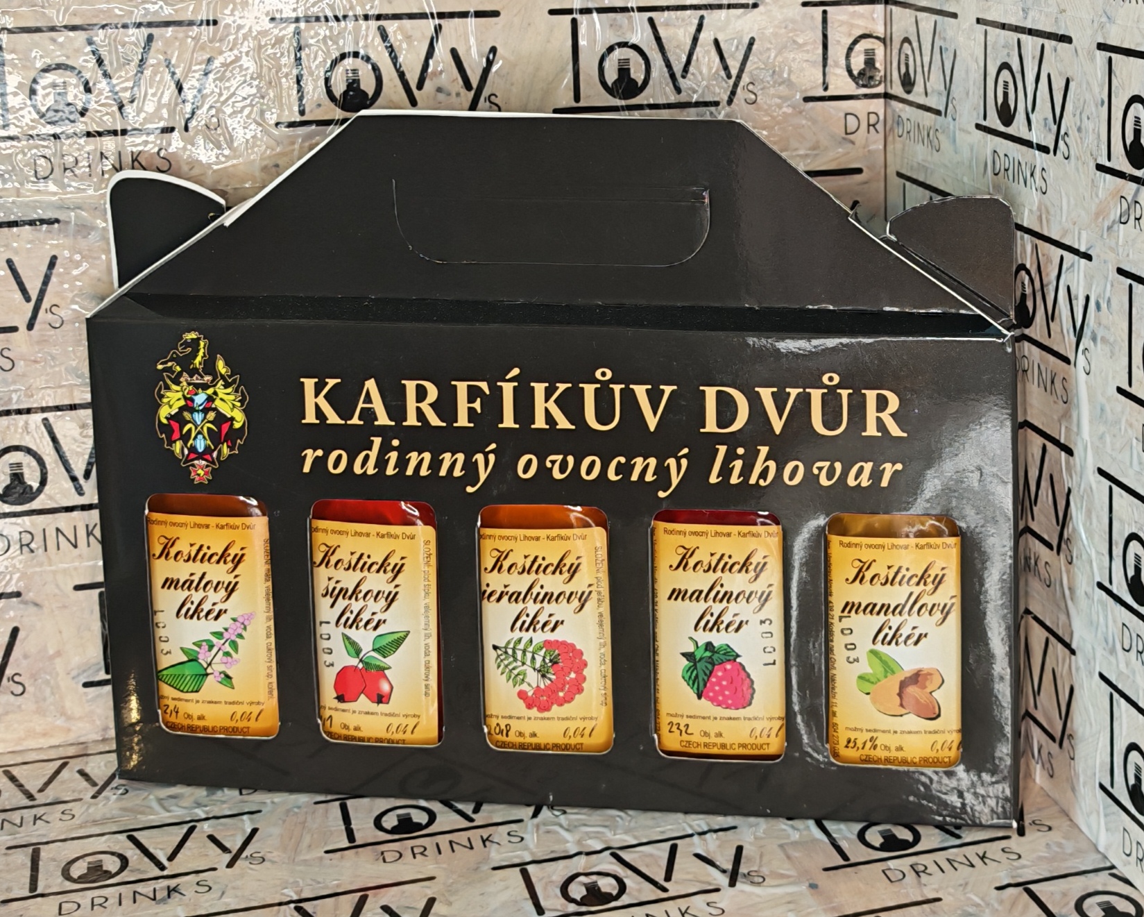 Koštická dárková kazeta 5ks likérů