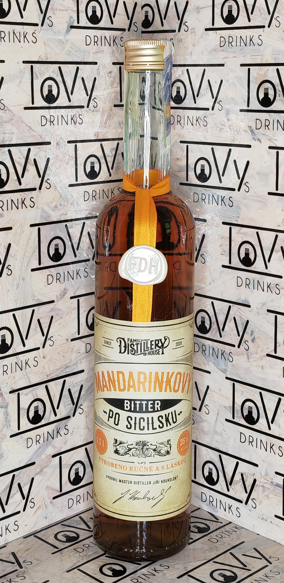 Mandarinkový bitter po sicilsku 35% 0,5l