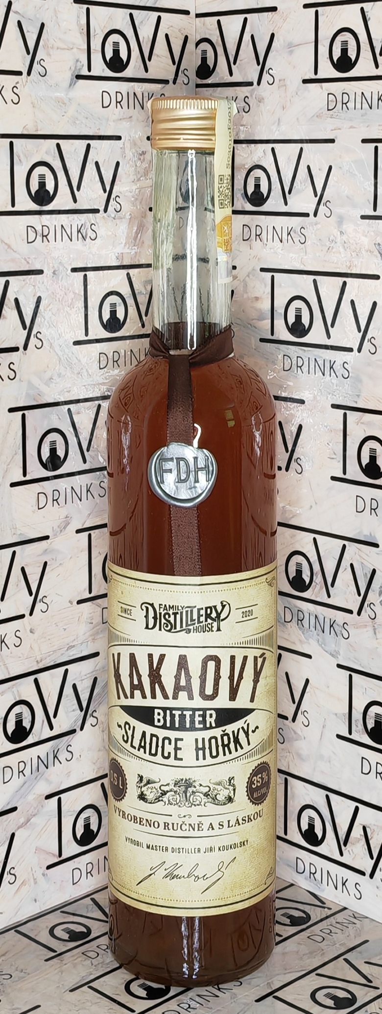 Kakaový bitter sladce hořký 35% 0,5l