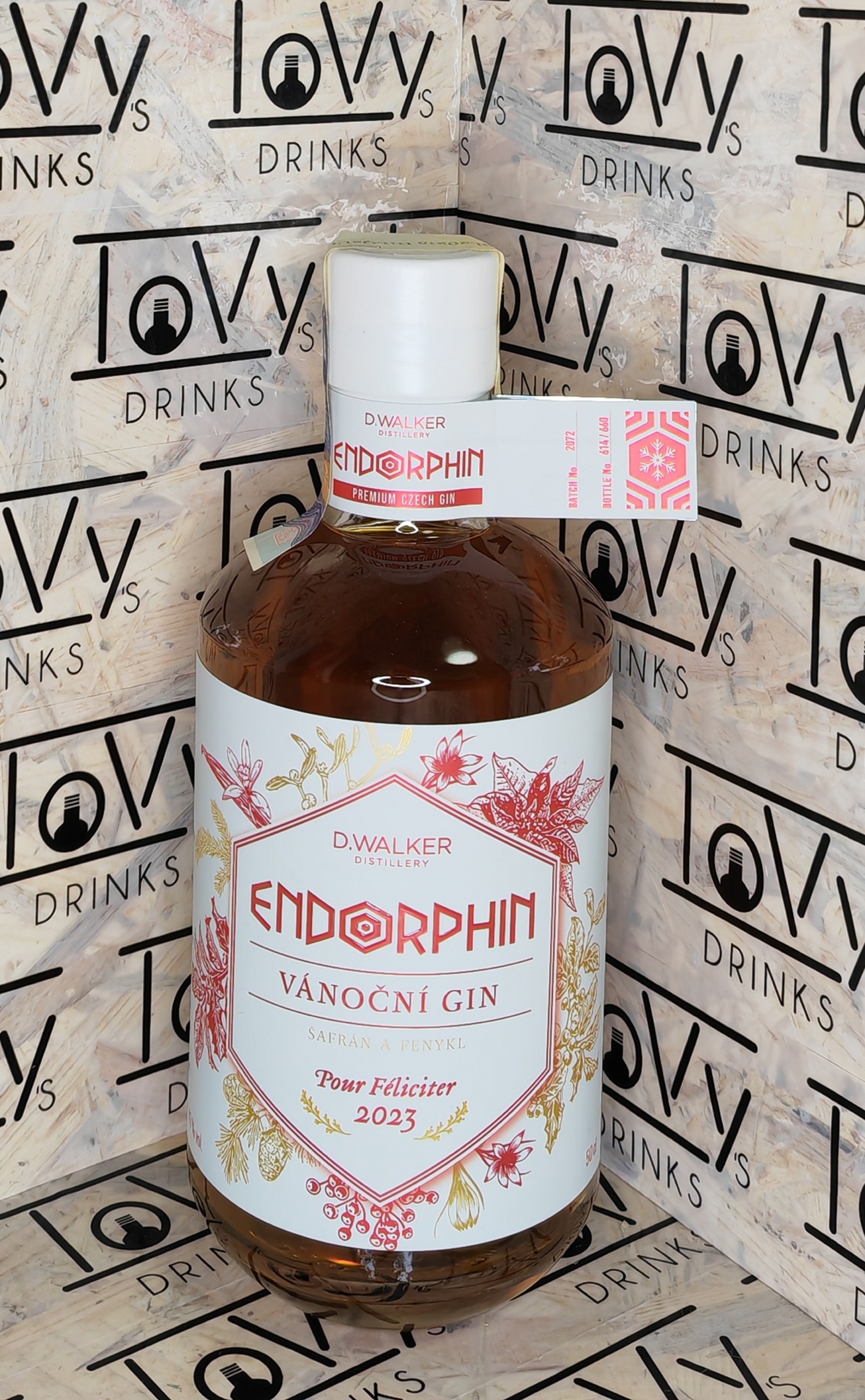 Endorphin Vánoční gin 43% 0,5l