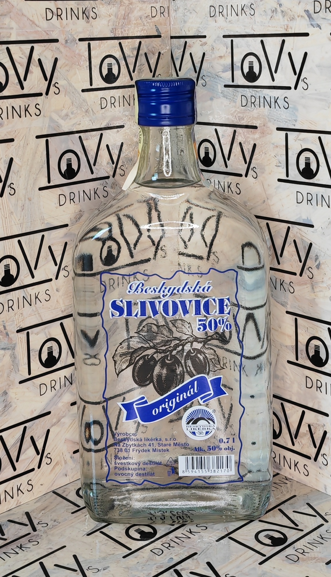 Beskydská slivovice 50% 0,7l
