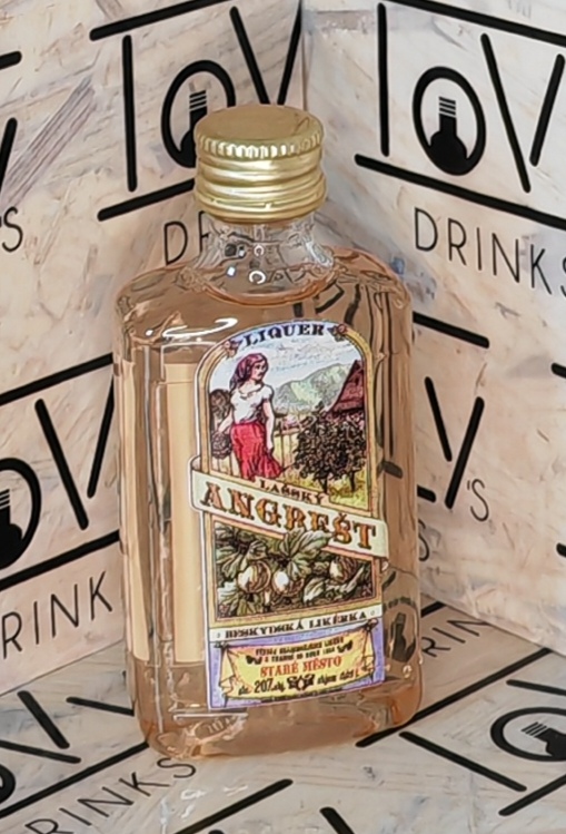 Lašský angrešt likér 20% 0,05l