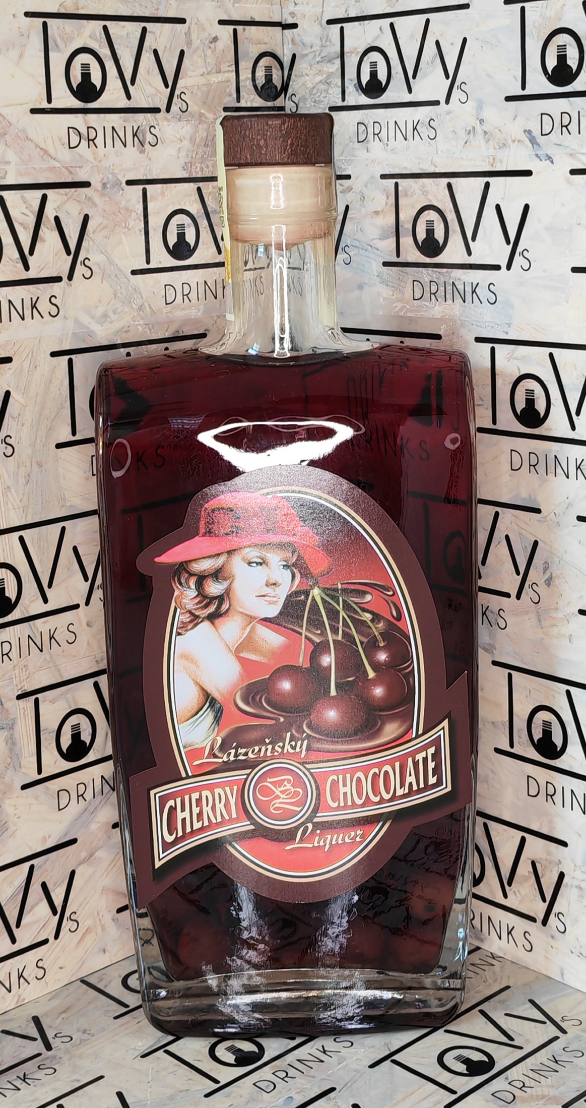 Lázeňský likér Cherry-chocolate LUX 20% 0,7l