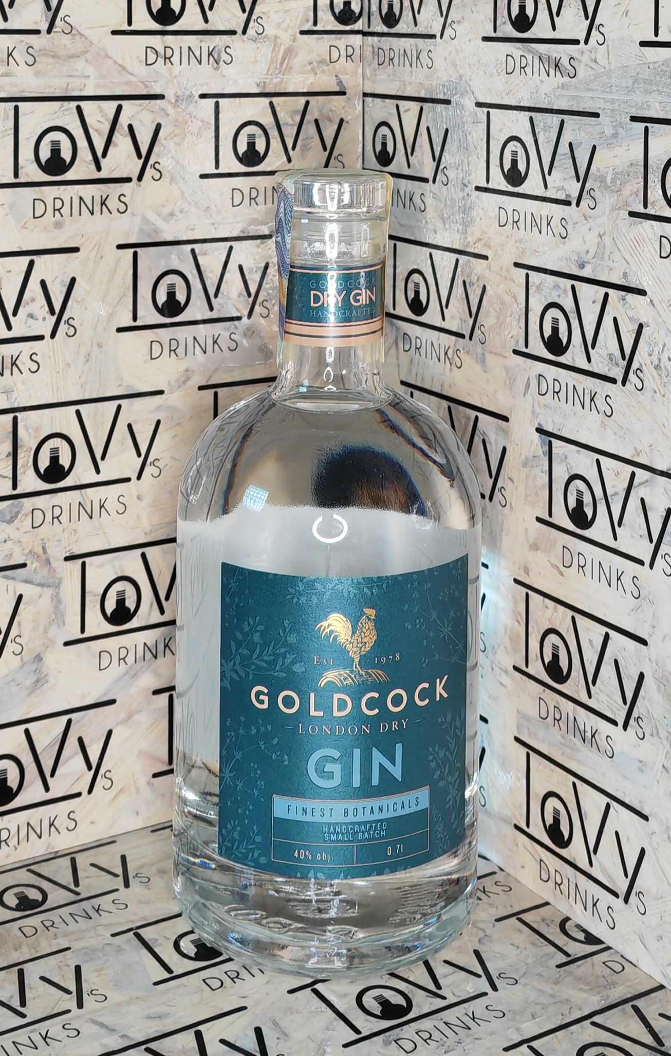 GoldCock Gin London Dry 40% 0,7l
