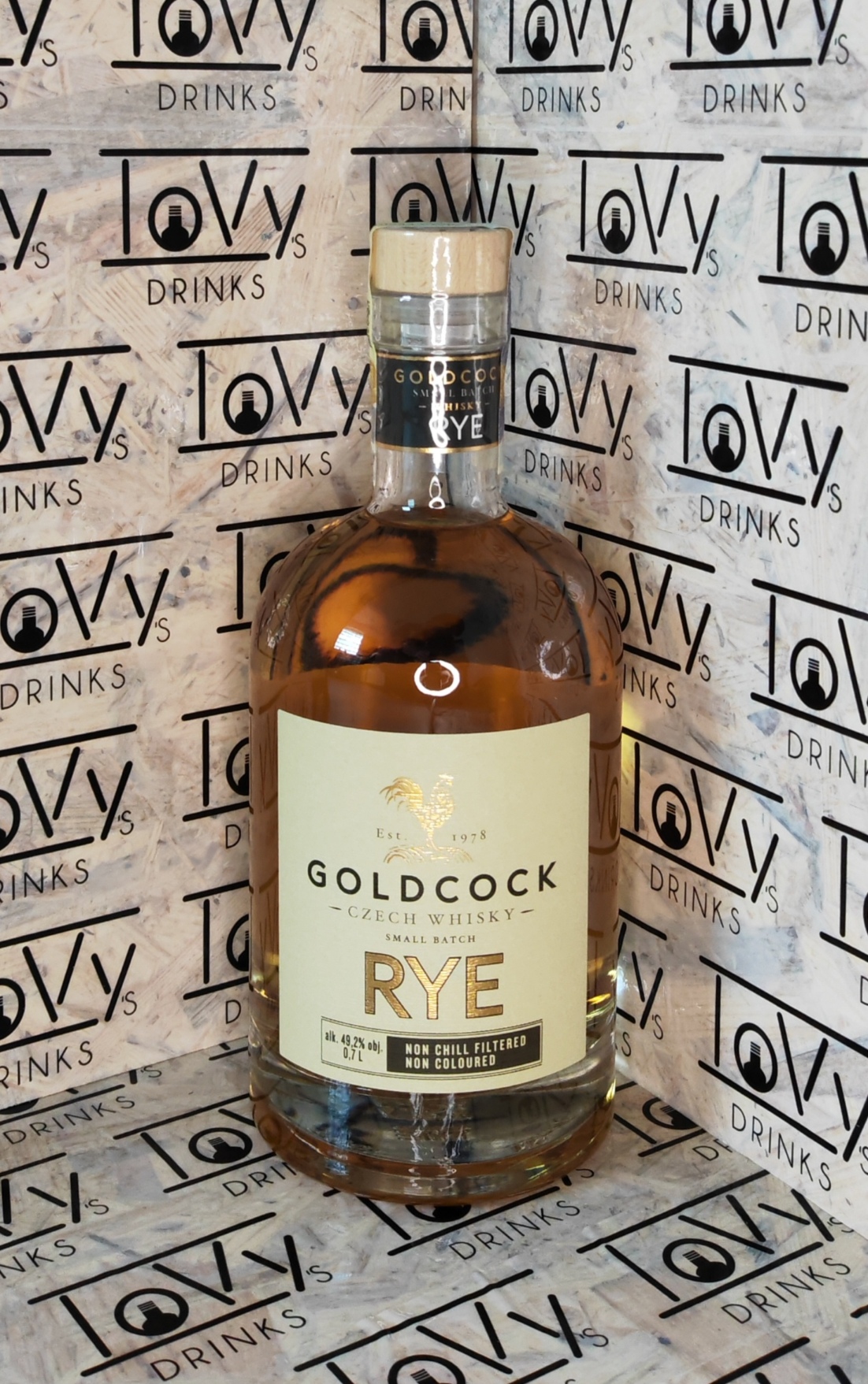 GoldCock Rye Whisky 49,2% 0,7l