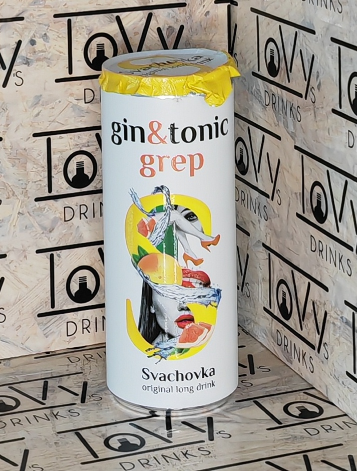 Svach gin&tonic grep plech 7,2% 250ml