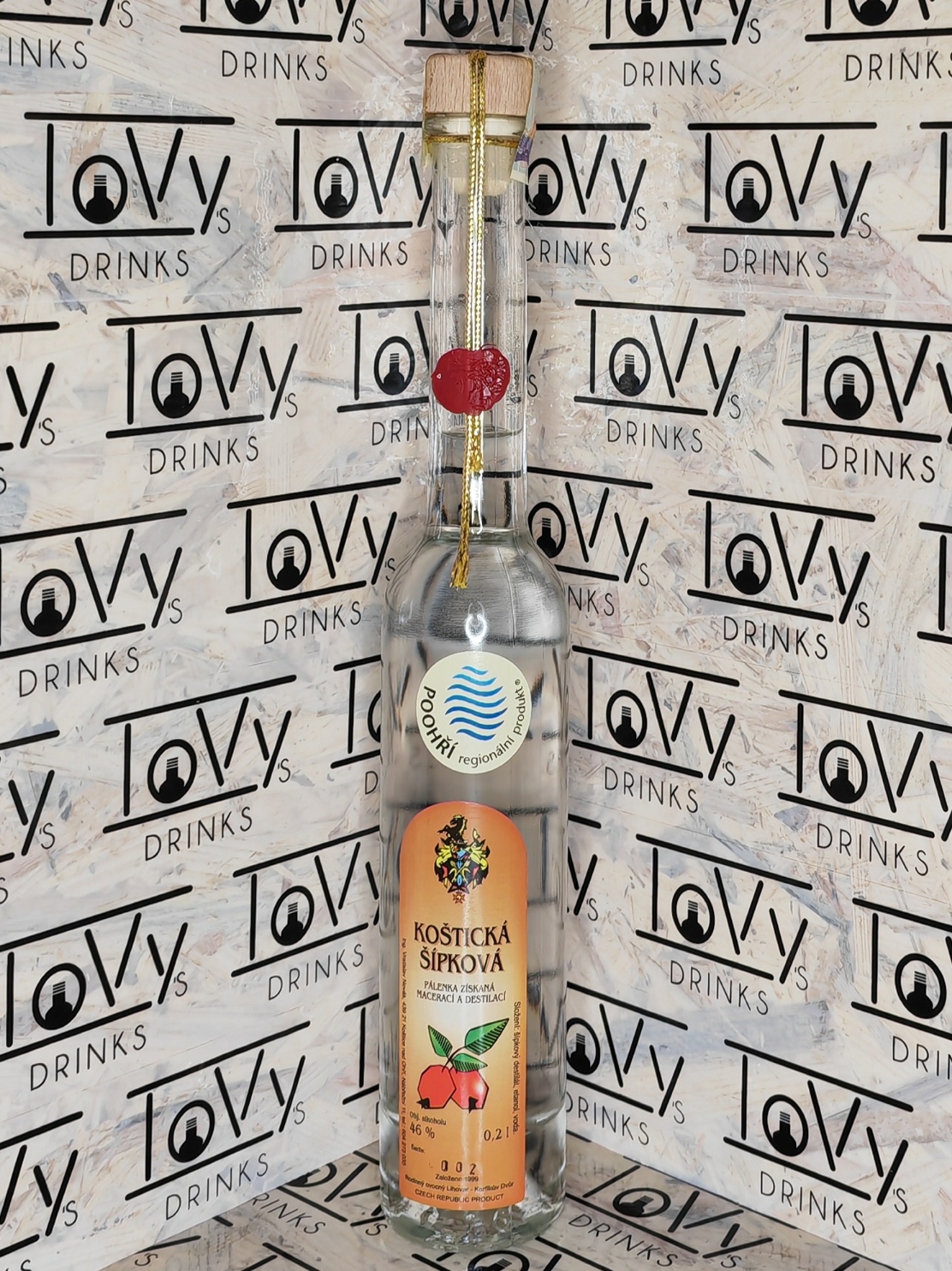 Koštická šípková pálenka 46% 0,2l