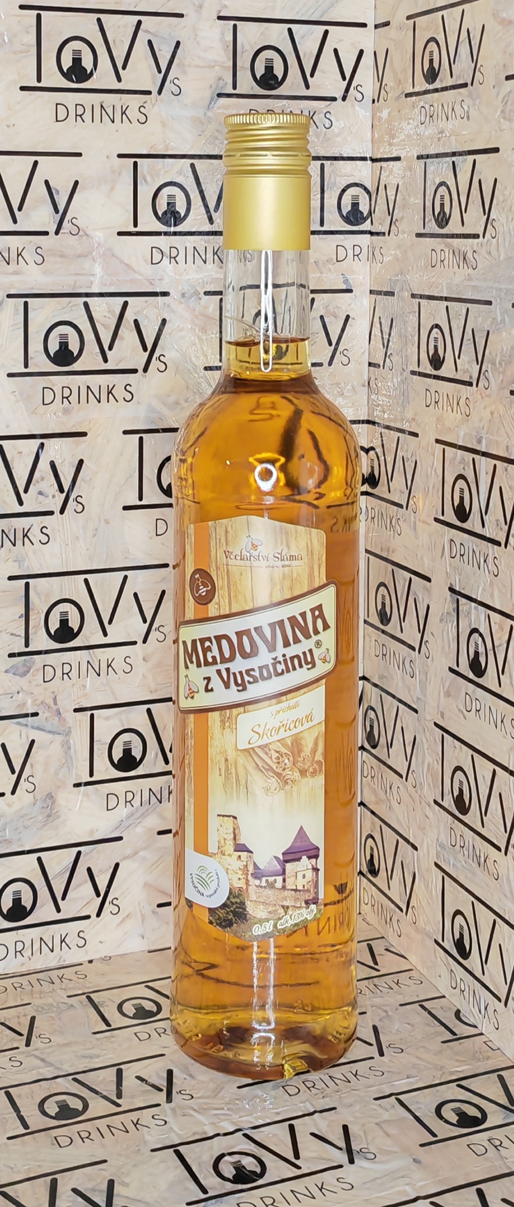 Medovina z Vysočiny skořicová 13% 0,5l