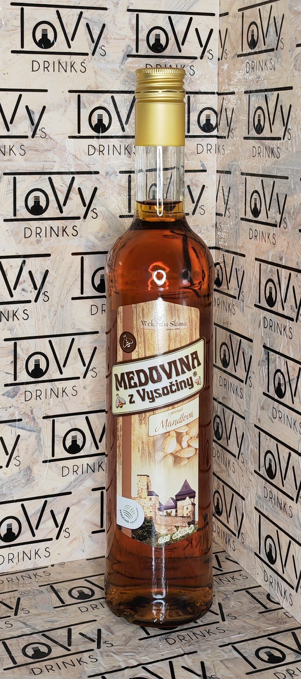 Medovina z Vysočiny mandlová 13% 0,5l