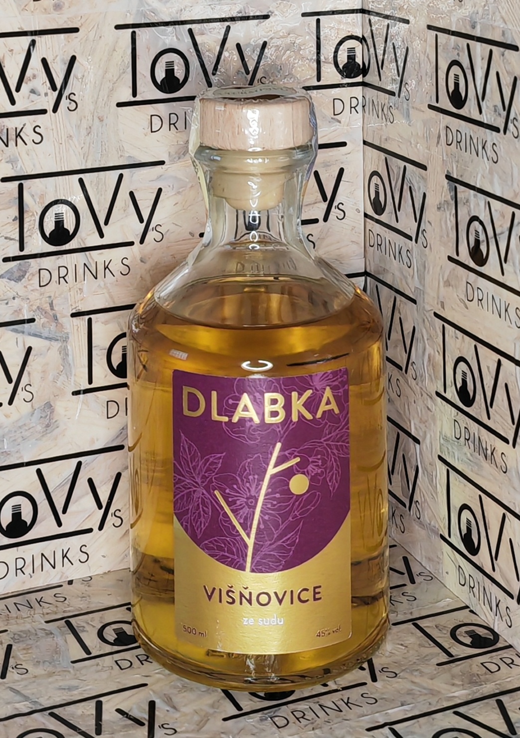 Dlabka Višňovice ze sudu 45% 500ml