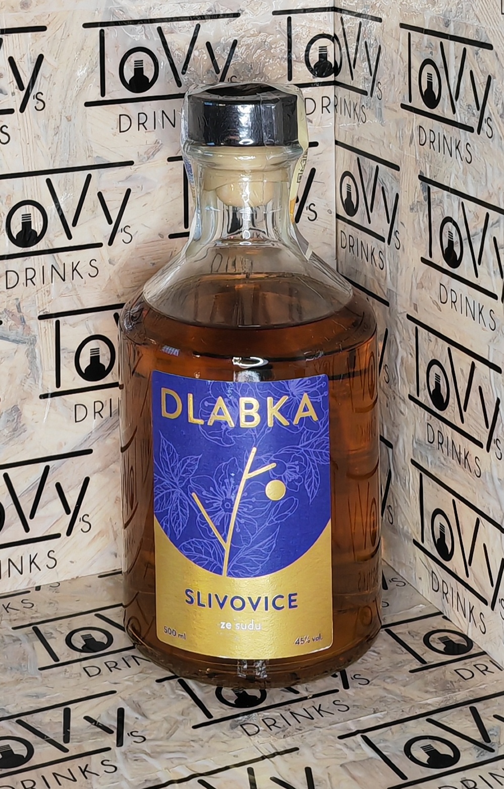 Dlabka Slivovice ze sudu 45% 500ml