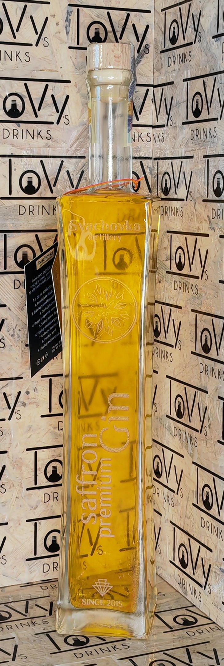 Šafránový GIN 43% 0,5l