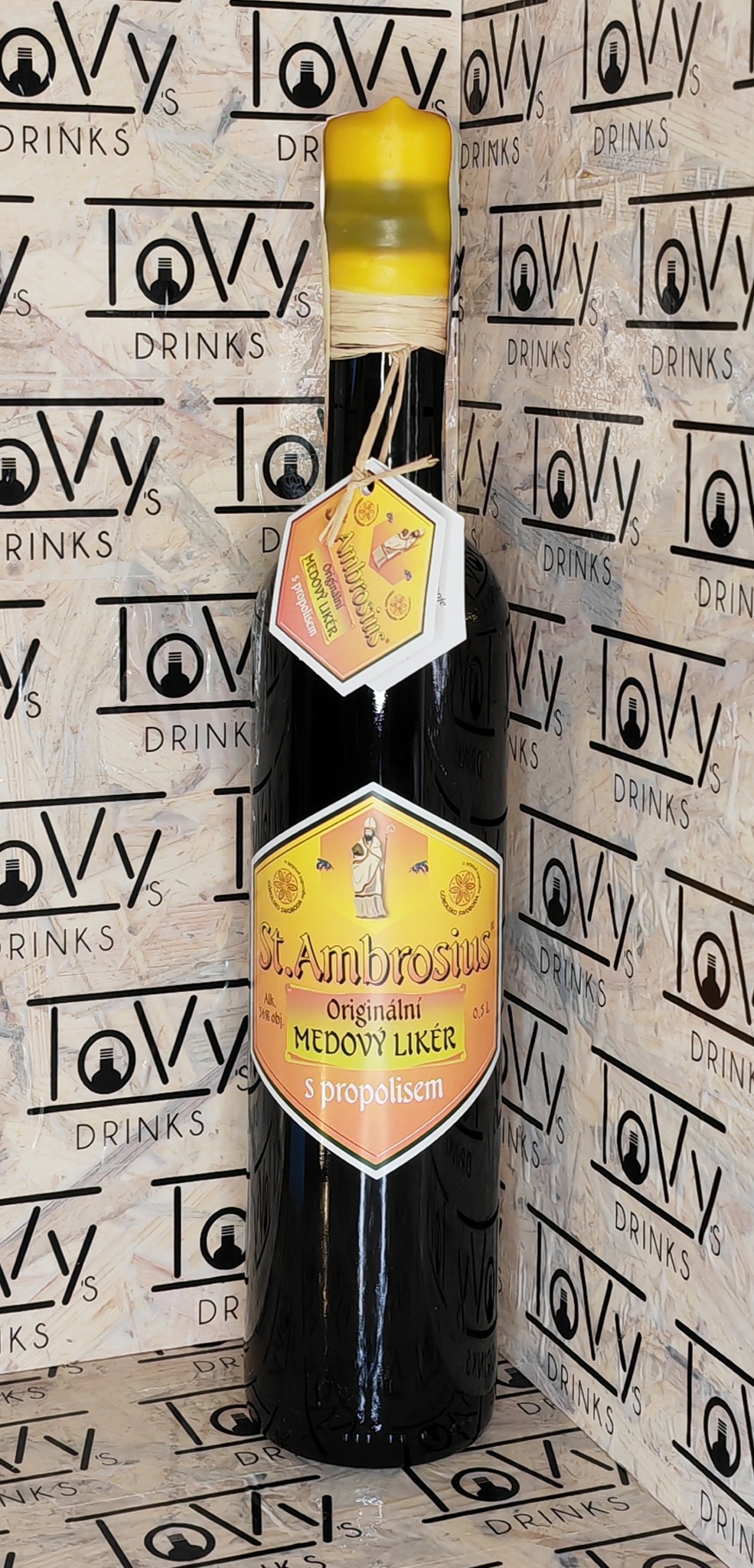 St. Ambrosius medový likér s propolisem 36% 0,5l