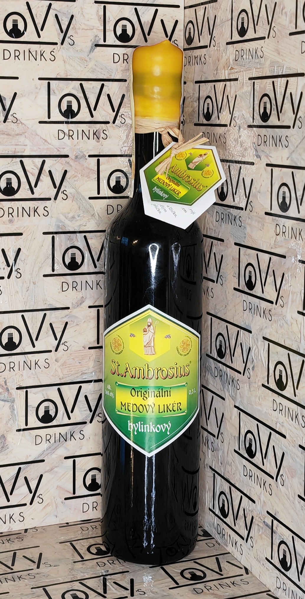 St. Ambrosius medový likér bylinkový 36% 0,5l