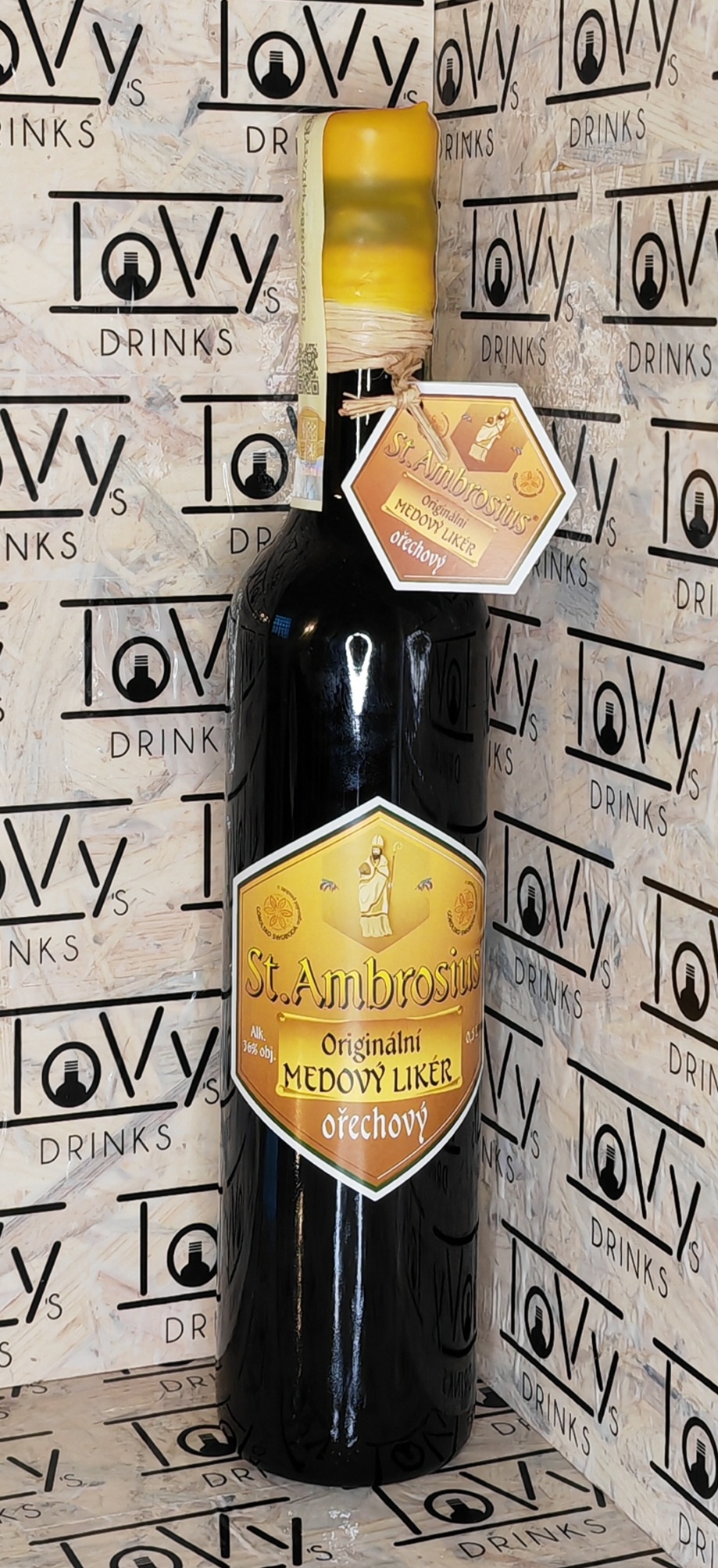 St. Ambrosius medový likér ořechový 36% 0,5l