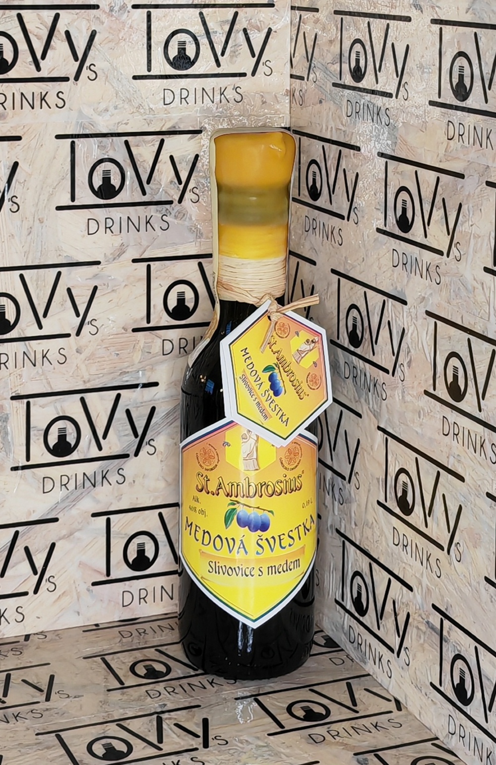 St. Ambrosius slivovice s medem 40% 0,19l