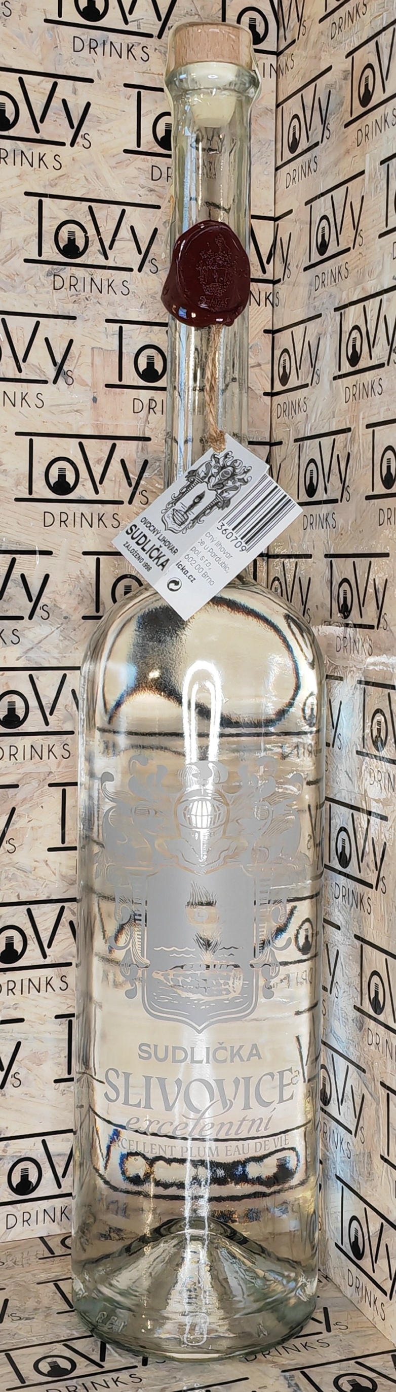 Sudličkova Slivovice dárková láhev 50% 1,5l
