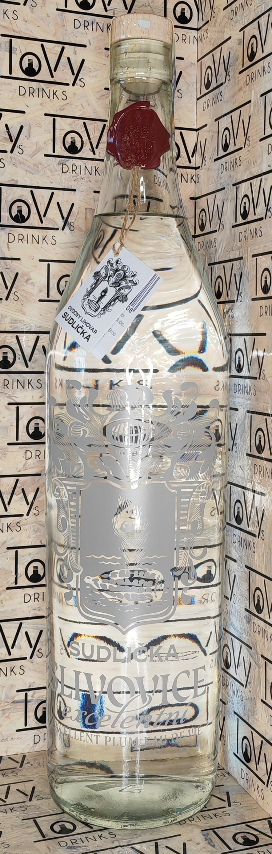 Sudličkova Slivovice dárková láhev 50% 3l