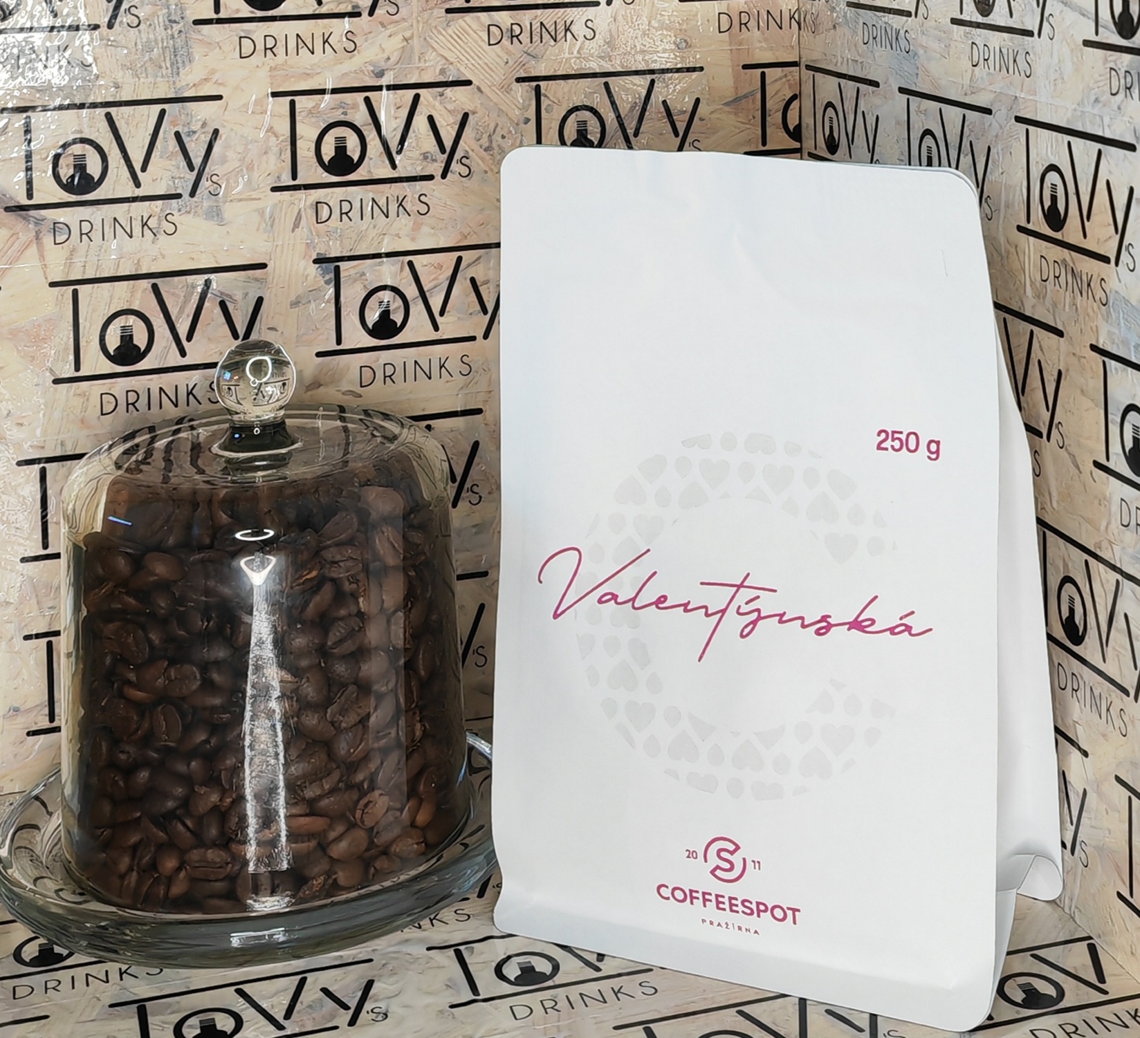Valentýnská káva 250g - zamilovaná min.trvanlivost do 21.7.2024