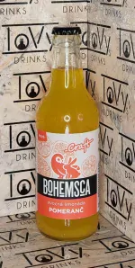 Bohemsca Craft limonáda pomeranč 330ml sklo