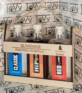 Sada Svach Slivovice 3x0,2l