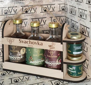 Sada 3x0,2l medovina a 2x60g med